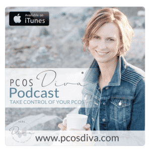 PCOS Diva podcast cover art.
