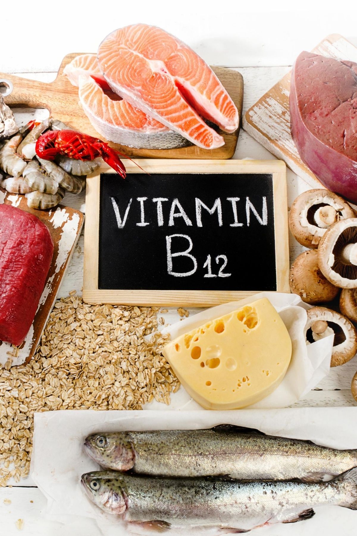 foods rich in vitamin b12 graphic.
