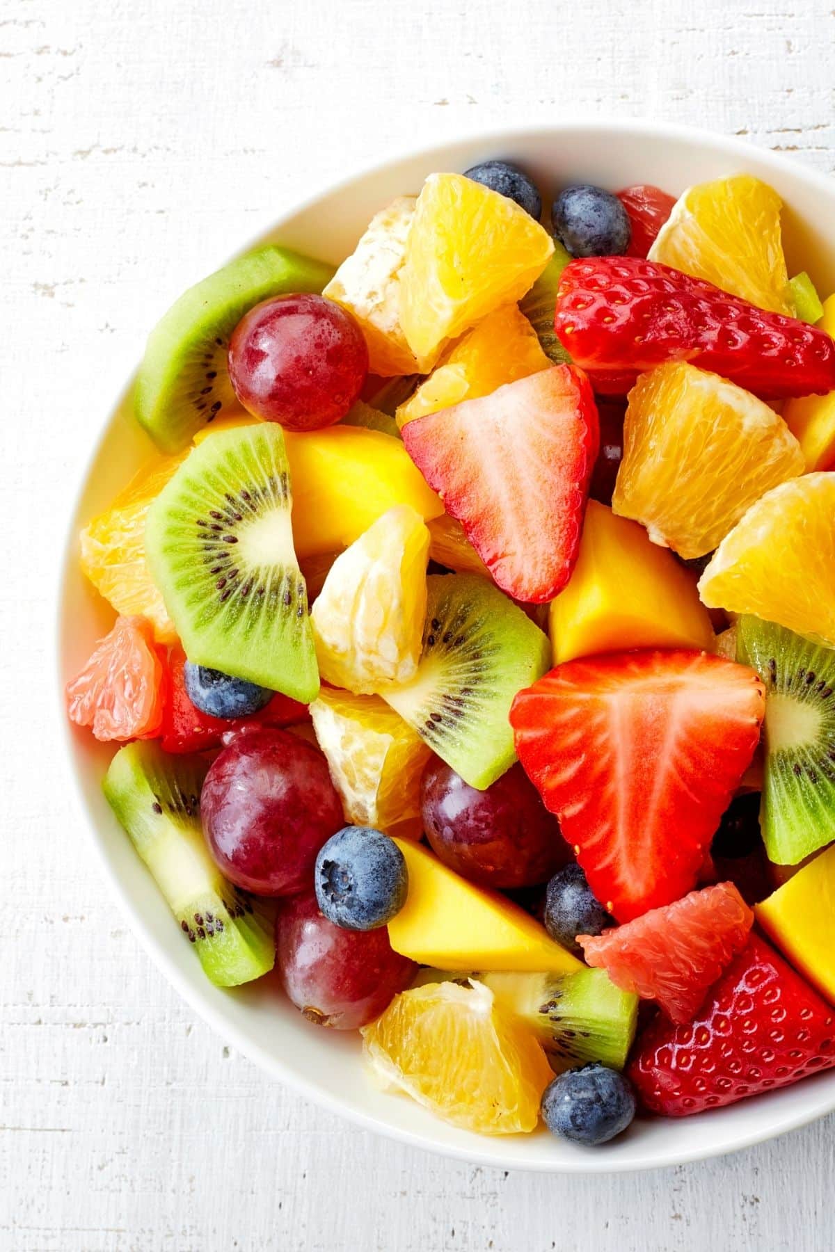 bowl of fresh fruit.