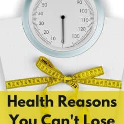 health reasons you can't lose weight pin.