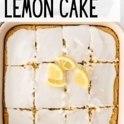 gluten free lemon cake pin.