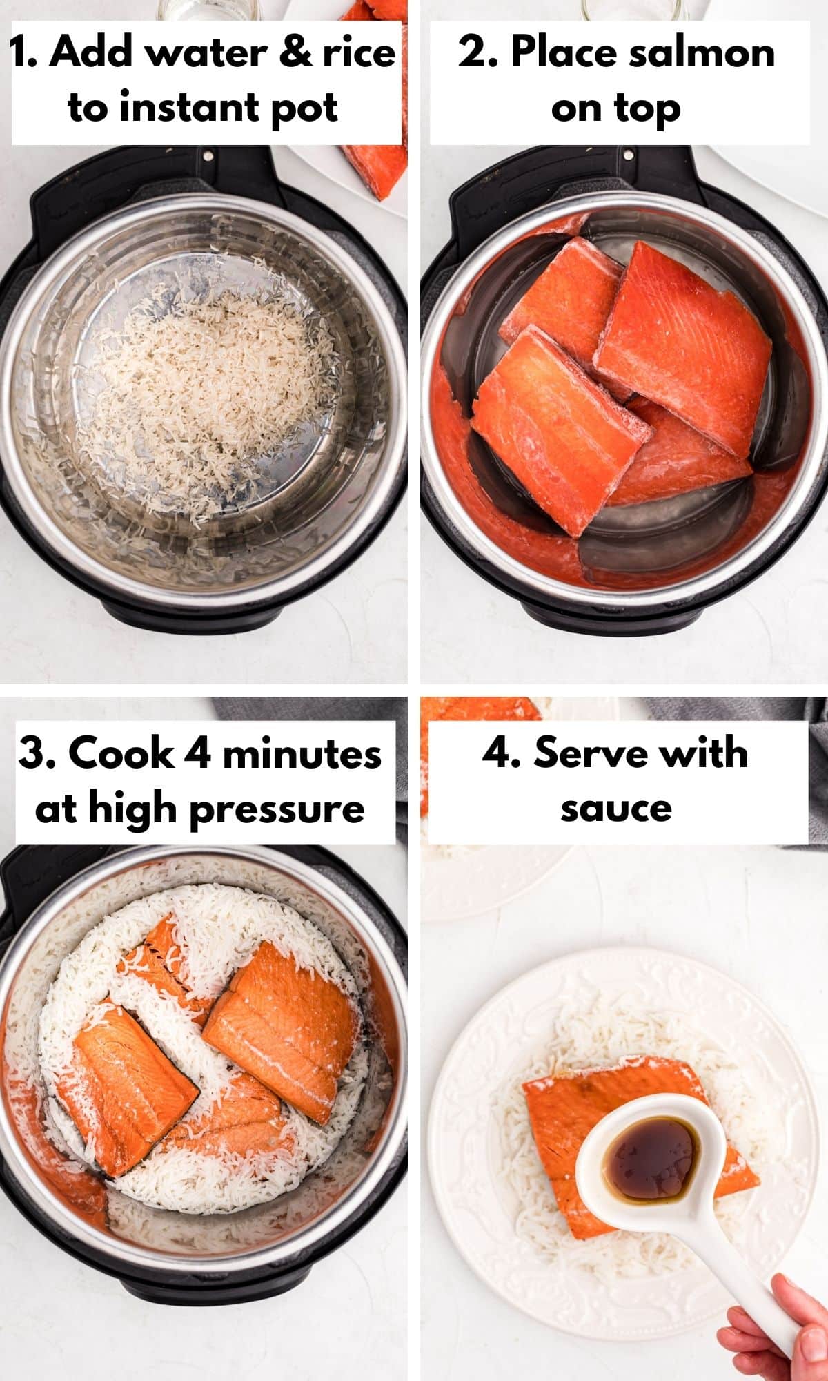 How to make instant pot teriyaki salmon.