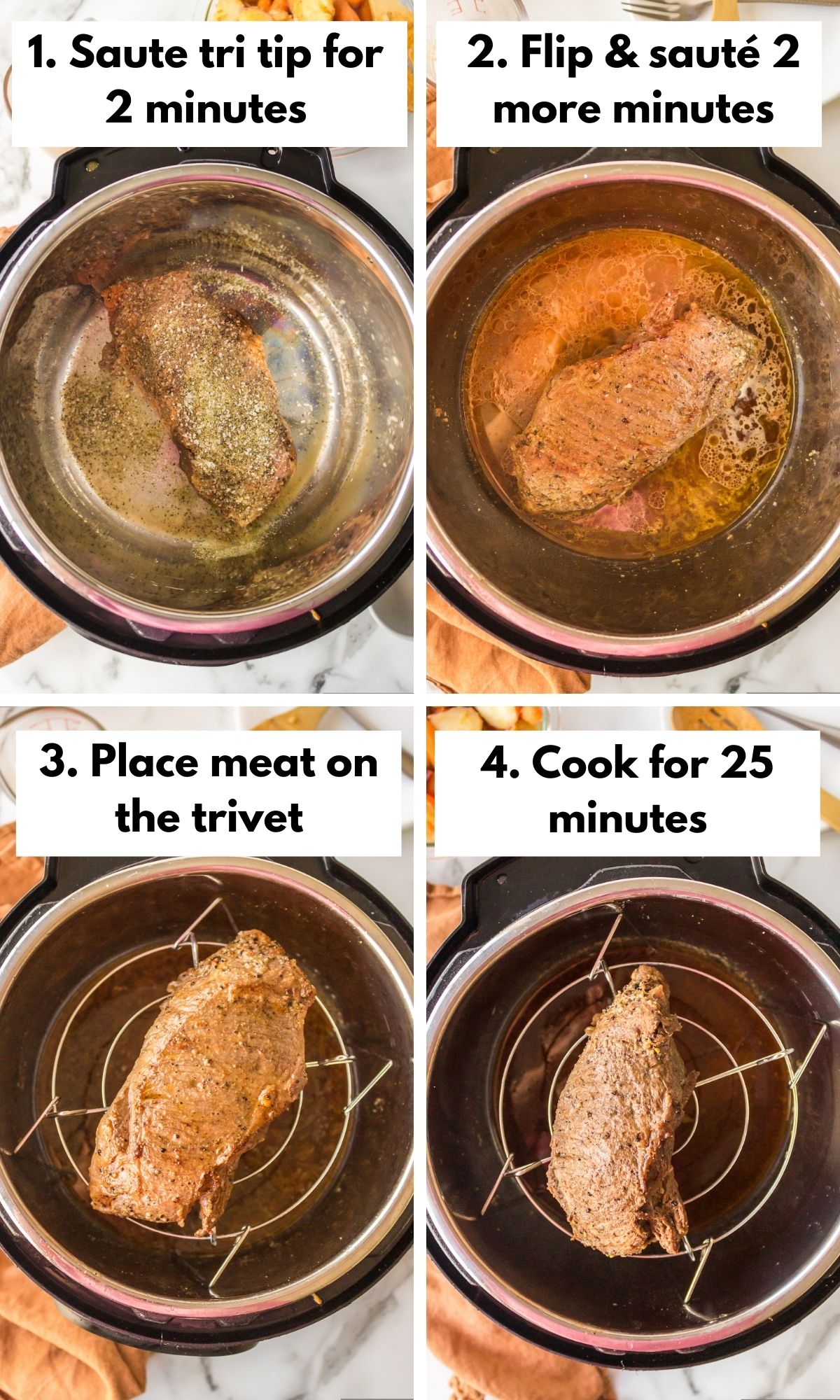 how to cook a tri tip in the instant pot.