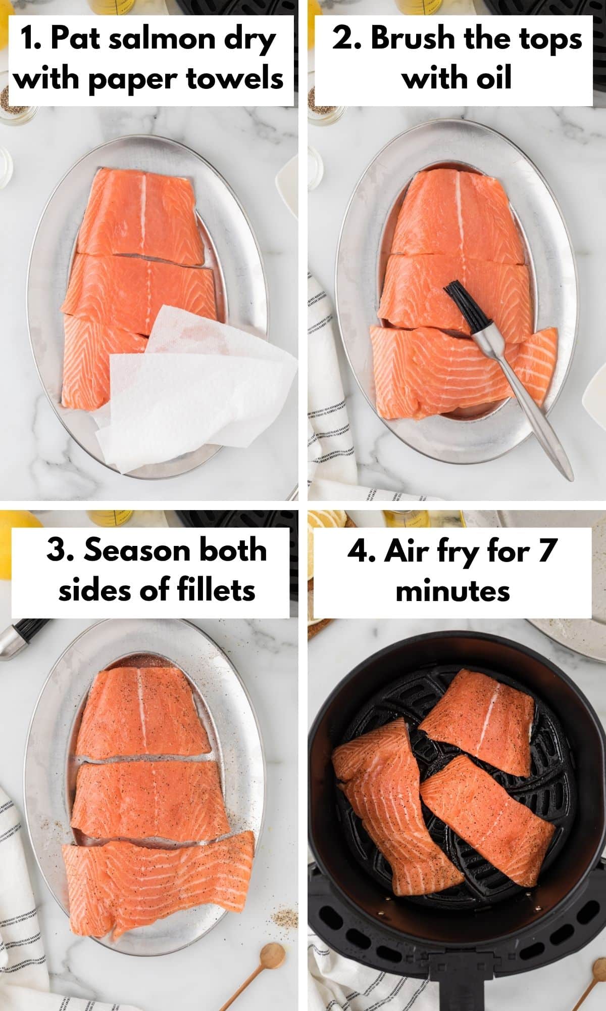 how to make salmon in the air fryer.