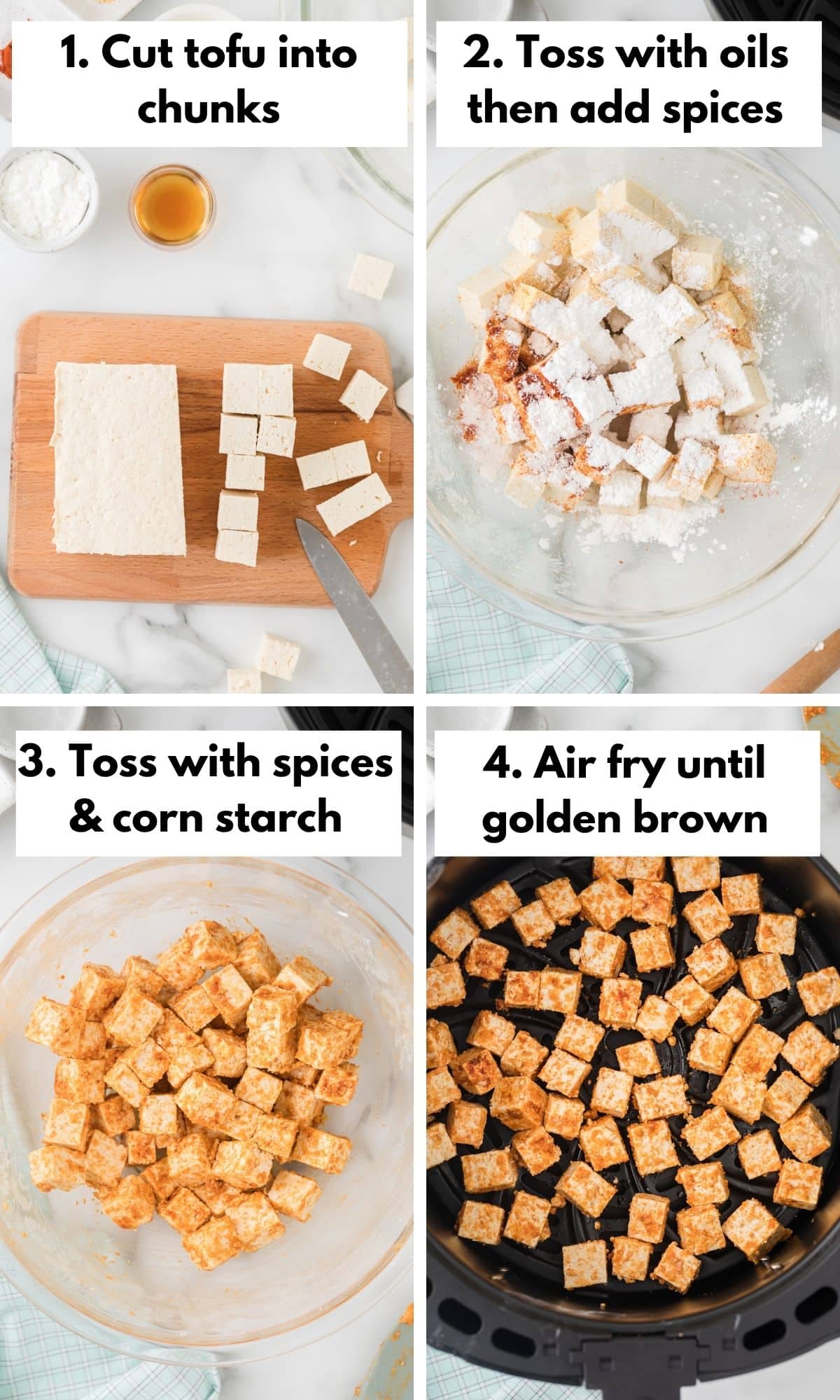 how to make tofu in the air fryer