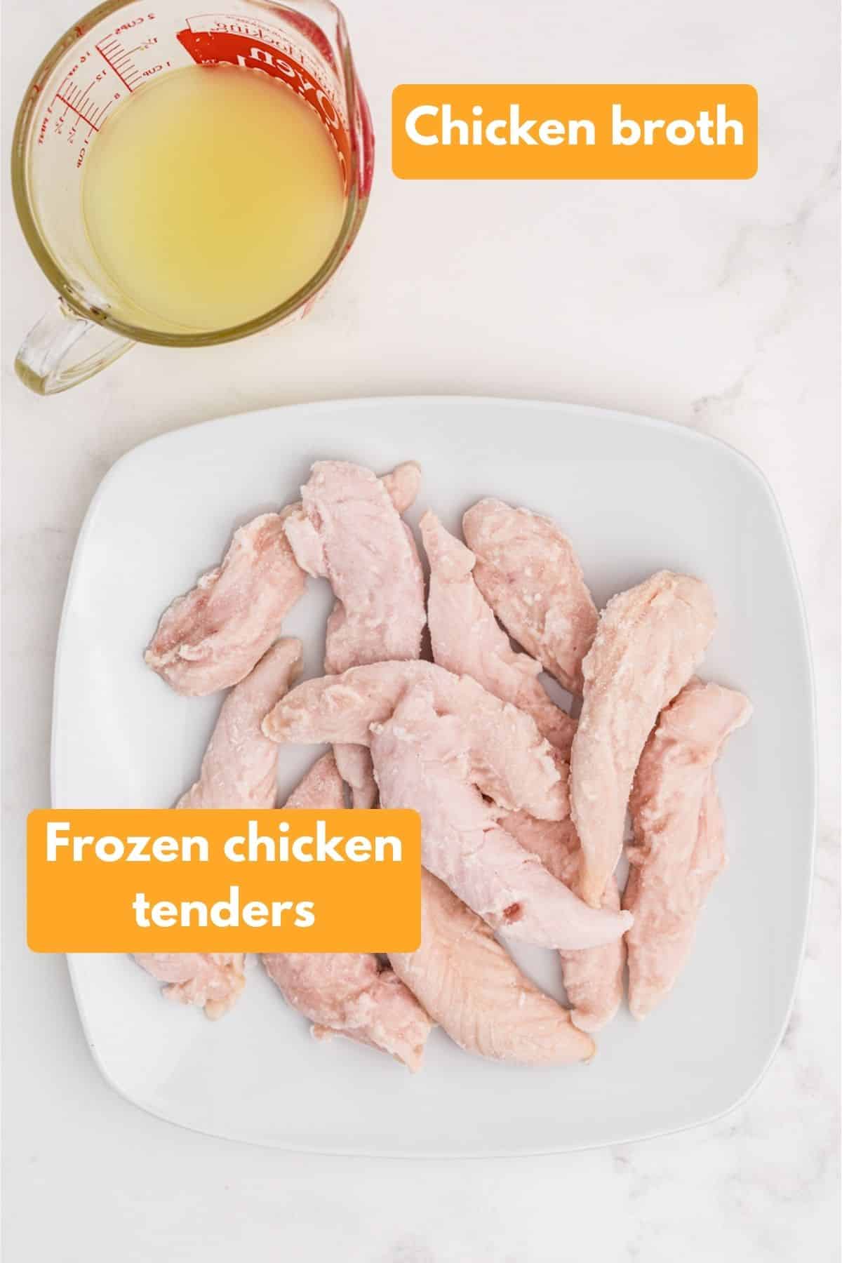 ingredients for frozen chicken tenders