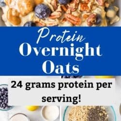 protein overnight oats pin.