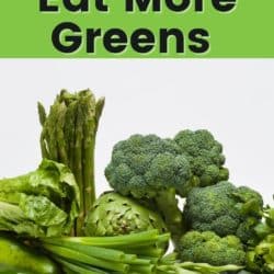 how to eat more greens pin.